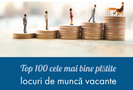 Lista celor 100 cele mai bine platite locuri de munca vacante inregistrate in baza de date a Agentiei Nationale pentru Ocuparea Fortei de Munca