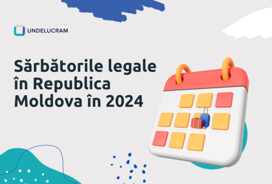 Sărbătorile legale în Republica Moldova în 2024