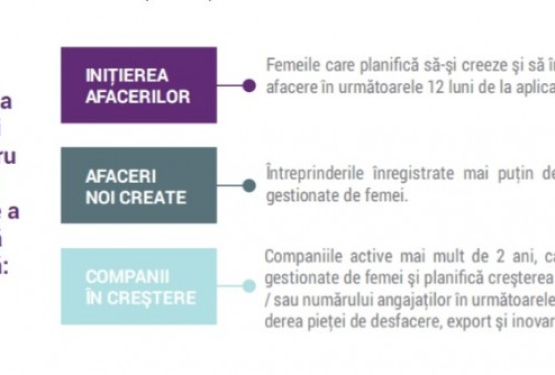 Granturi de 1 649 000 lei pentru femeile antreprenoare din Moldova. Cum poți beneficia?