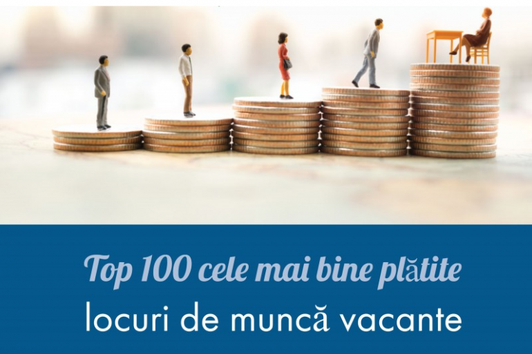 Lista celor 100 cele mai bine platite locuri de munca vacante inregistrate in baza de date a Agentiei Nationale pentru Ocuparea Fortei de Munca